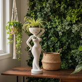 GraceBloom Ceramic Lady Planter