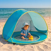 Pop-Up Baby Beach Tent with Splash Pool