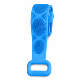 2-in-1 Silicone Bath Scrubber & Long Handle Body Brush