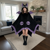 Bat Hooded Onesie Blanket – Cozy Wearable Cape