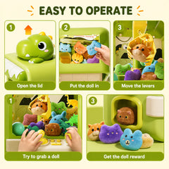 USB Rechargeable Claw Machine Toy with Plush Toys