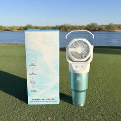 🌬️ Portable Misting Cooling Fan Bottle