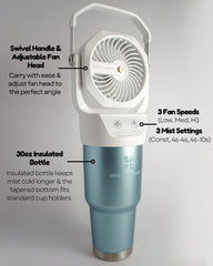 🌬️ Portable Misting Cooling Fan Bottle