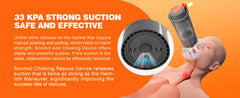 Portable Anti-Choking Suction Device with 3 Face Masks