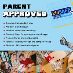 AI Voice Sticker Maker for Kids – Portable Thermal Printer Set