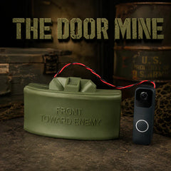 Tactical Doorbell Cover – Funny Military-Style Ring Camera Decoration