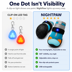 NightPaw LED Dog Adventure Boots