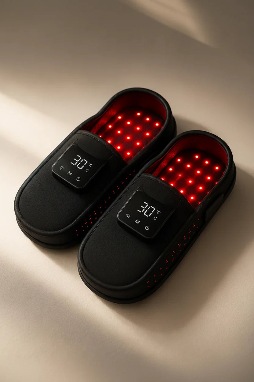 Red Light Slippers – Comfortable Light Therapy Foot Slippers for Relaxation & Daily Comfort