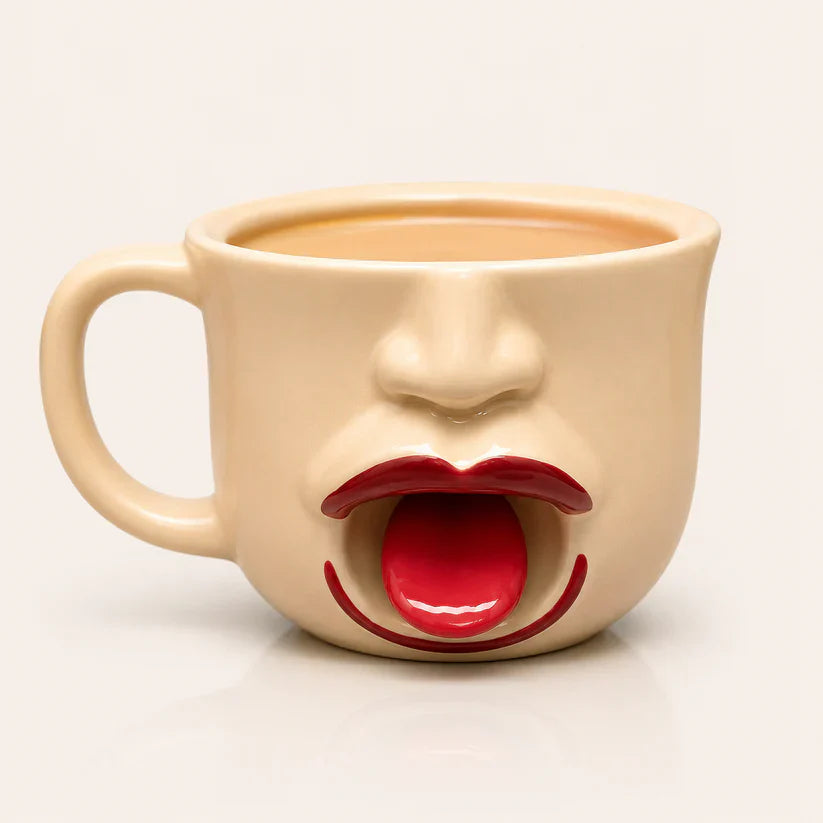 LaughSip Mug – Funny Novelty Ceramic Coffee Mug for Coffee, Tea & Unique Gifts