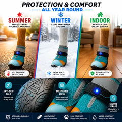 NightPaw LED Dog Adventure Boots