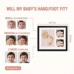Baby Hand & Footprint Keepsake Memory Kit