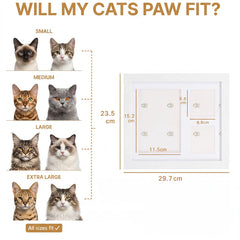 Pet Paw Print Keepsake Frame Kit
